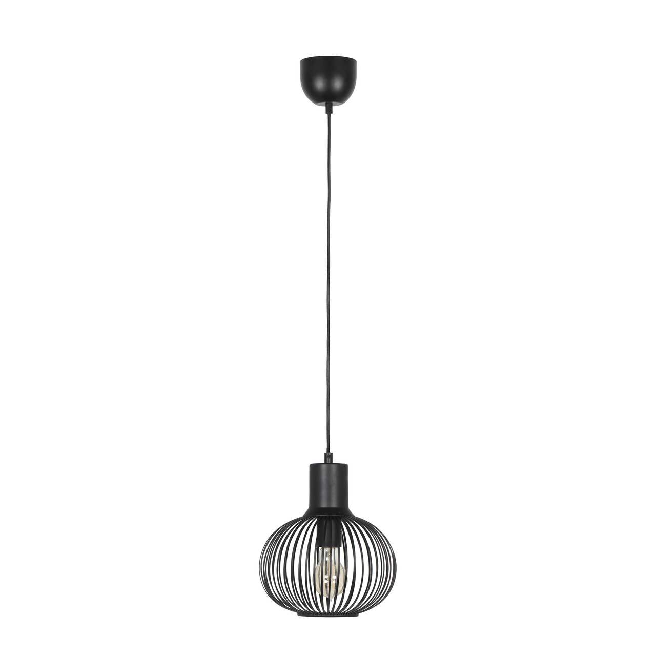 Lustra Gila, TRIO, 23x150 cm, 10W, 1x E27, metal, negru mat - imagine 7